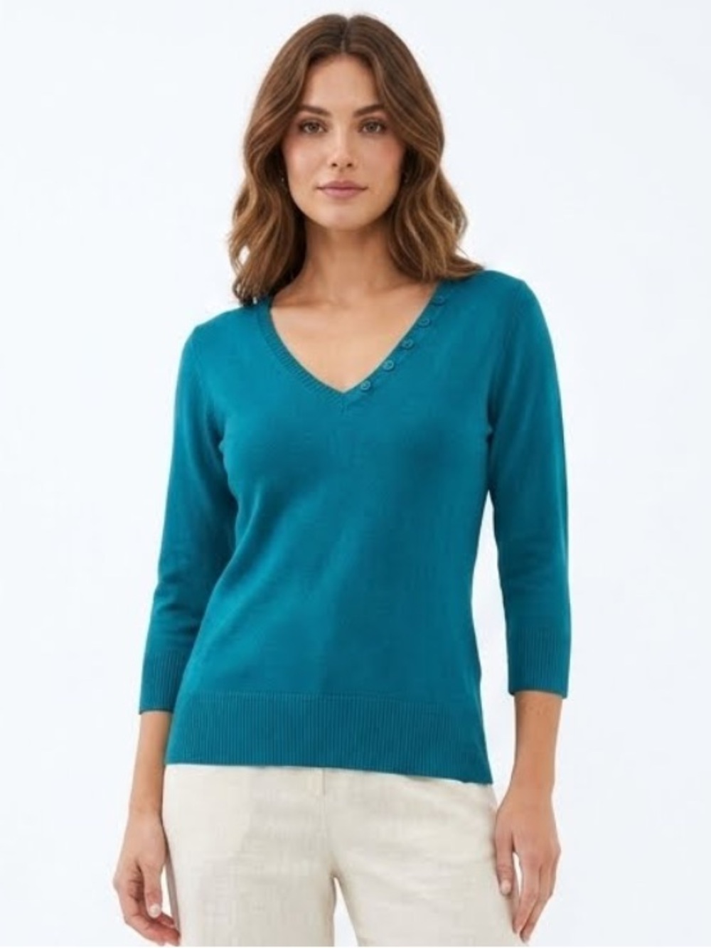 TAKEOUT V Neck Sweater